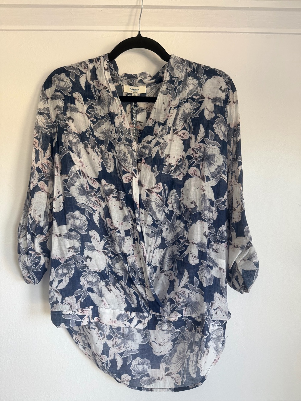 Hayden Navy Floral Blouse